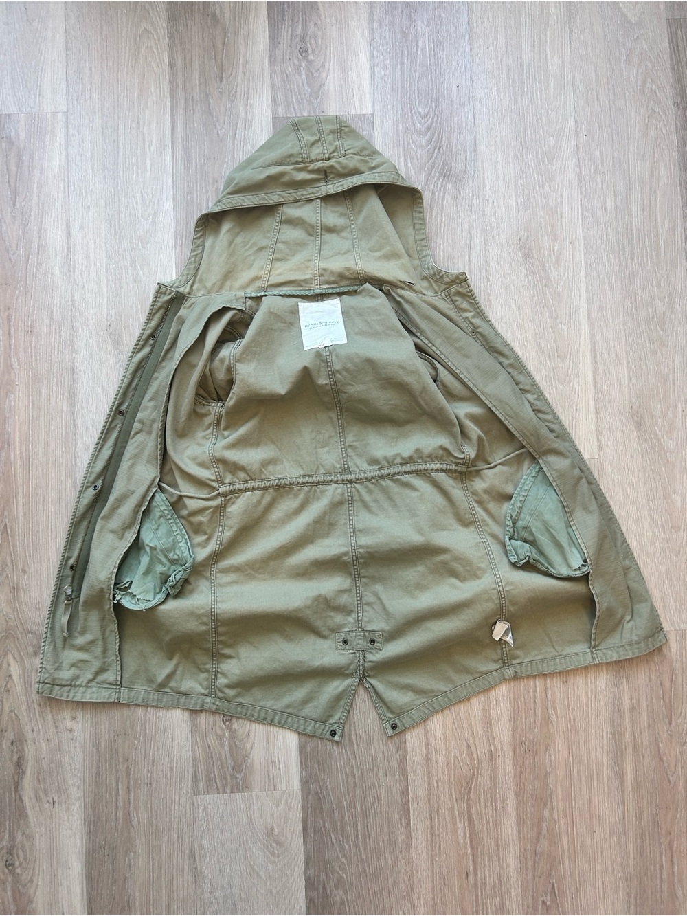 Ralph Lauren Denim & Supply Olive Green Womens Military Utility Jacket - Picture 4 of 11